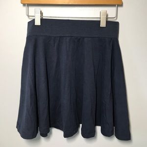 Navy skater girl skirt